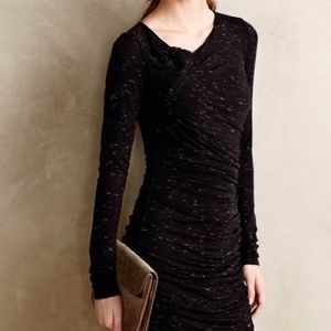 Anthropologie Bailey 44 Ruched Spacedye Dress